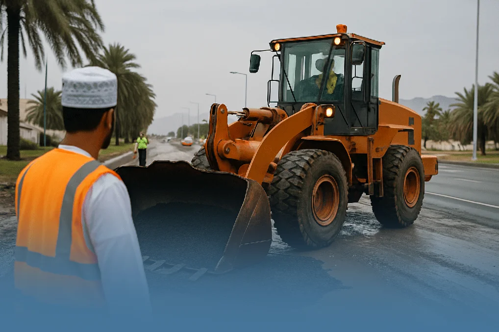 Image of MTCIT Continues Sultan Qaboos Road Repairs After Monsoon